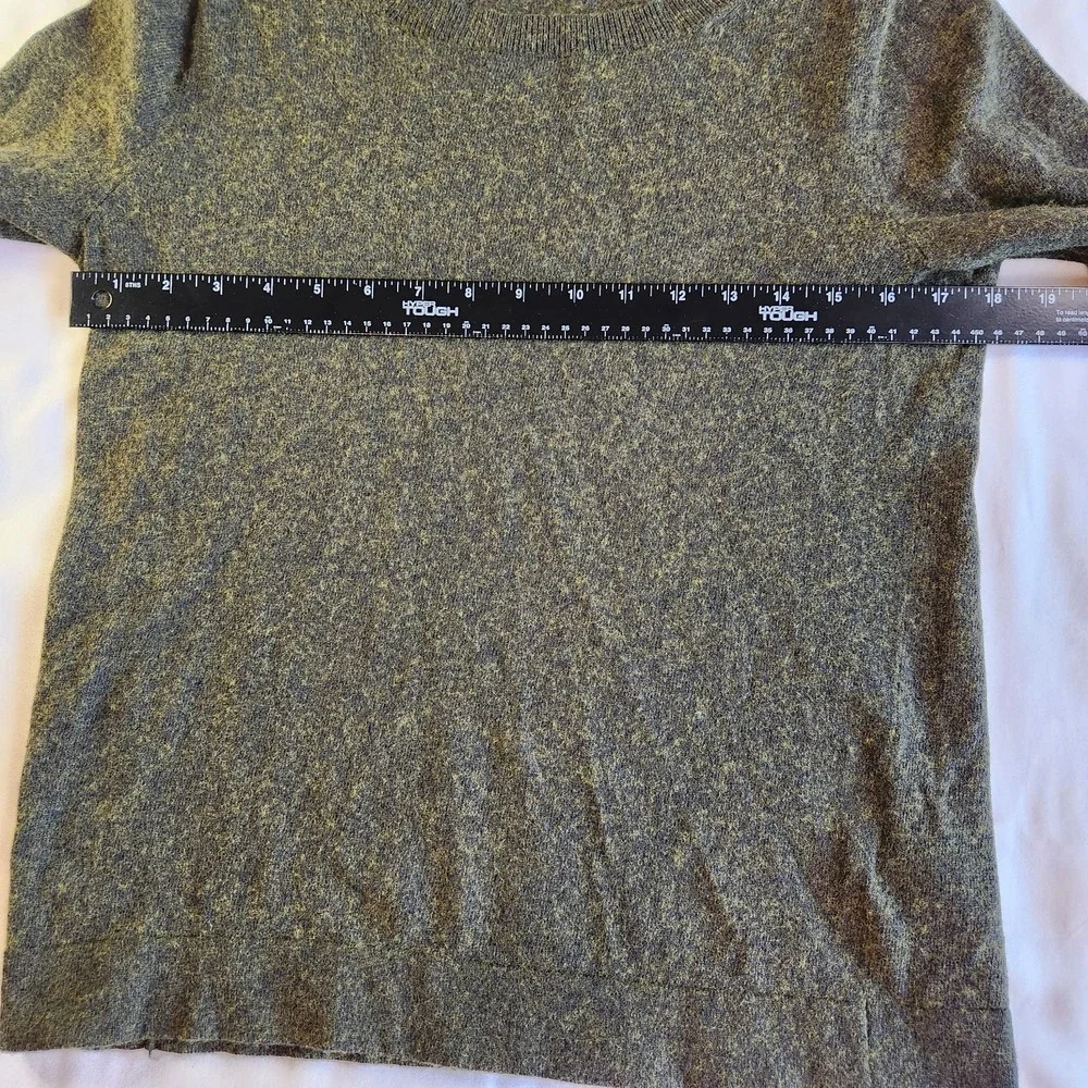 J.CREW Wool Blend Pullover Sweater Teddie Womens‎ Medium Green